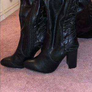 Chase+Chloe thigh high boots